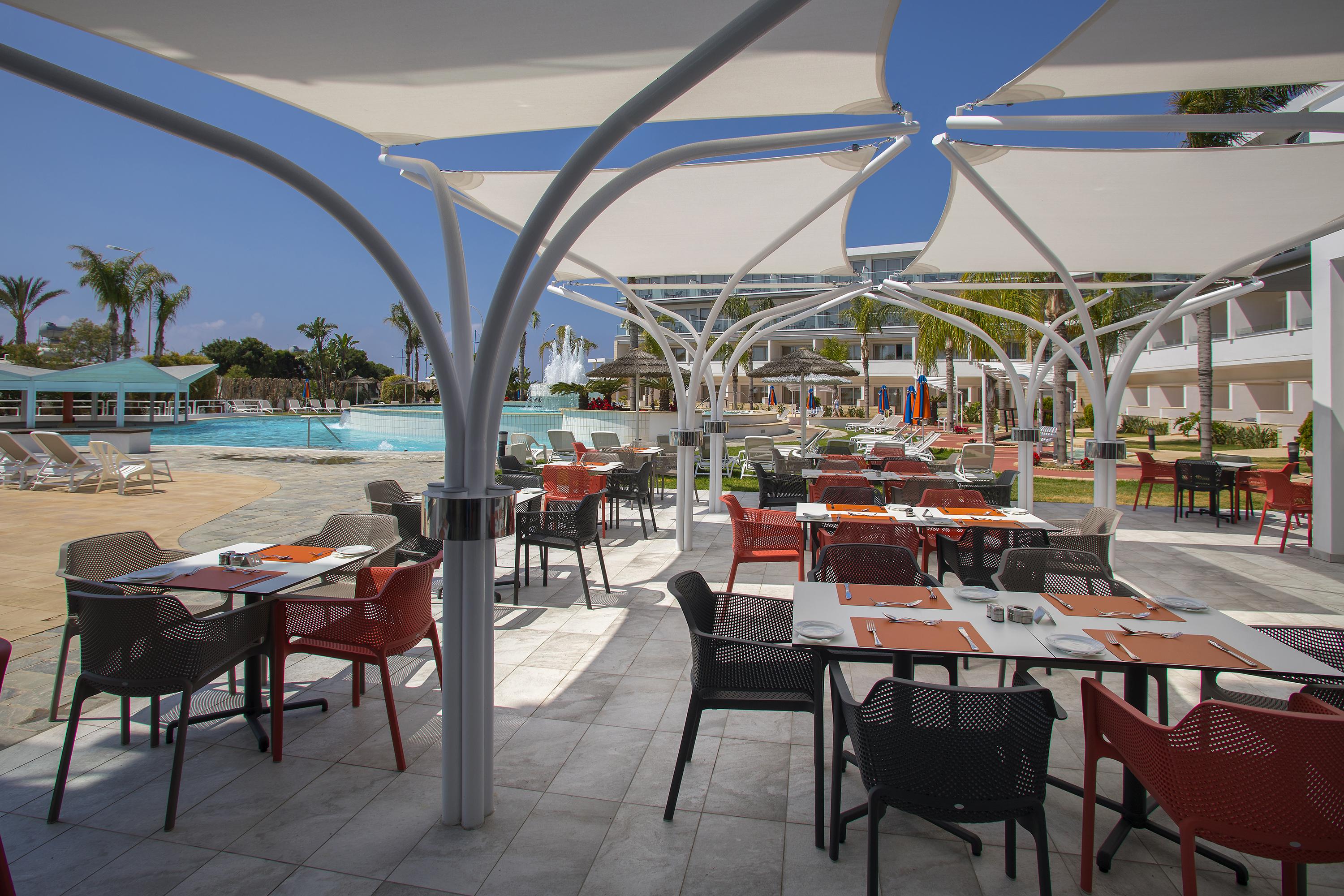 Faros Hotel Ayia Napa Restoran foto